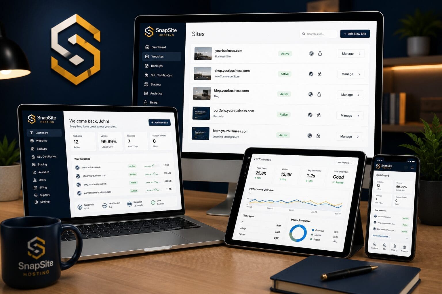 SnapSite User-friendly Websites